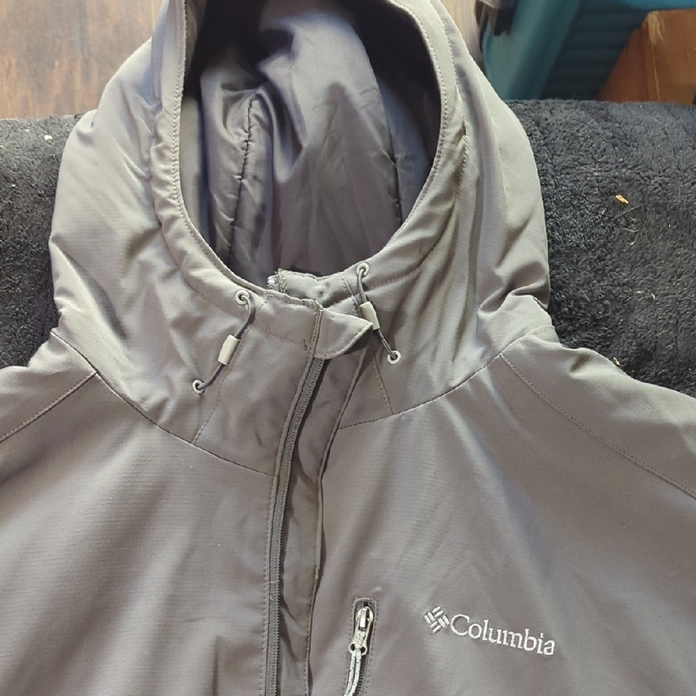 Columbia Charcoal Hooded Jacket